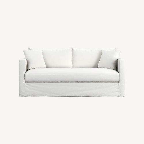 Used Crate and Barrel Willow II Slipcovered Sofa  for sale on AptDeco