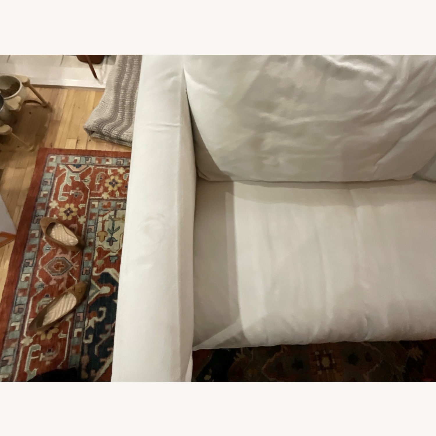 Crate and Barrel Willow II Slipcovered Sofa - image-3