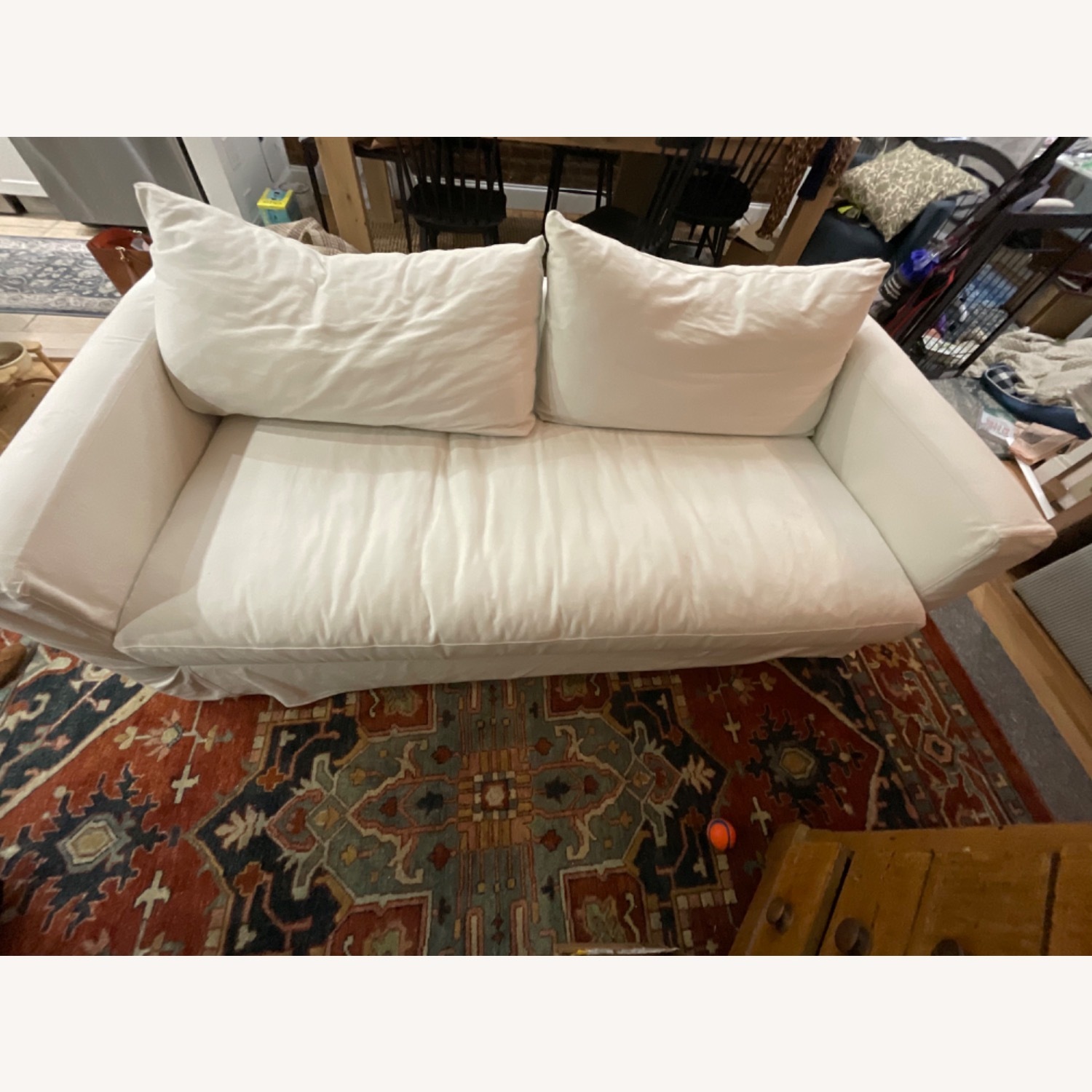 Crate and Barrel Willow II Slipcovered Sofa - image-2