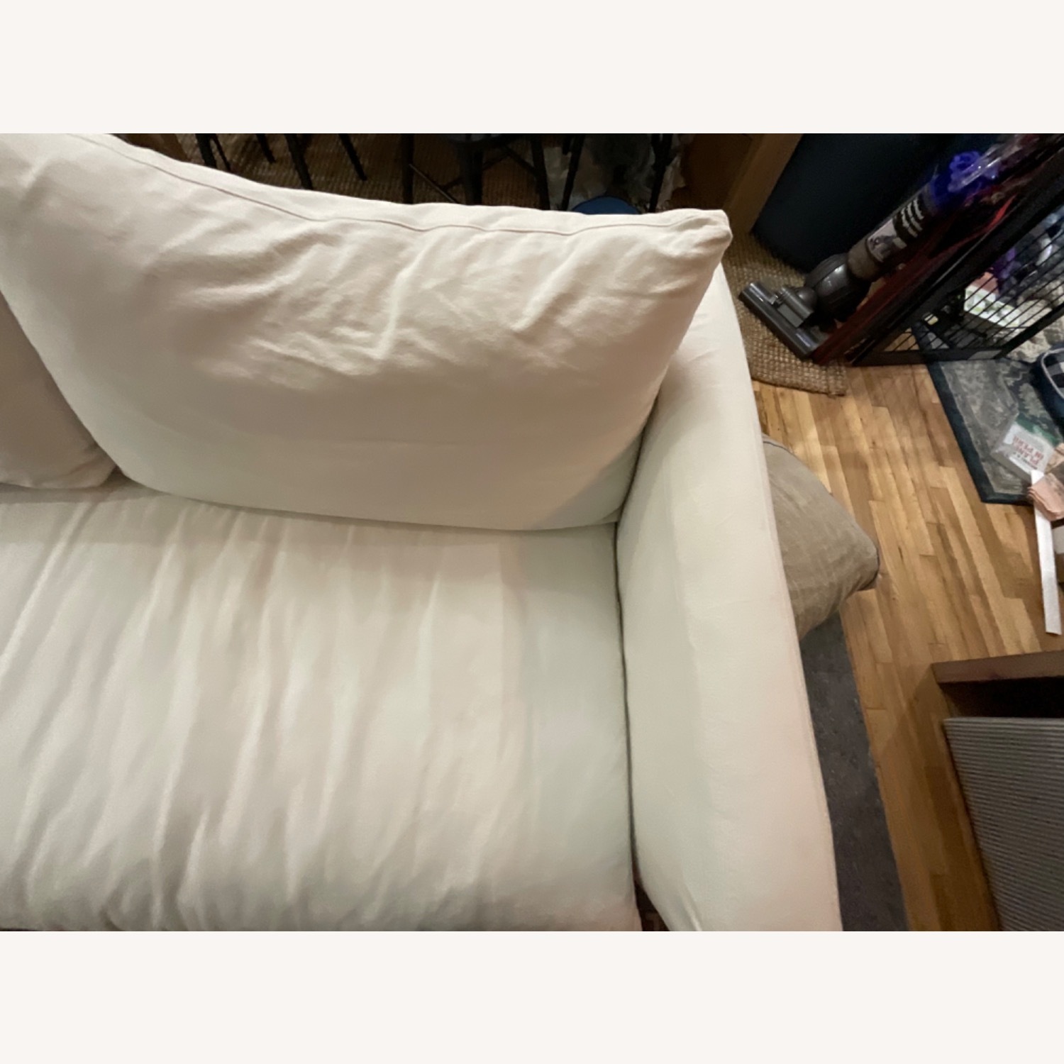 Crate and Barrel Willow II Slipcovered Sofa - image-1