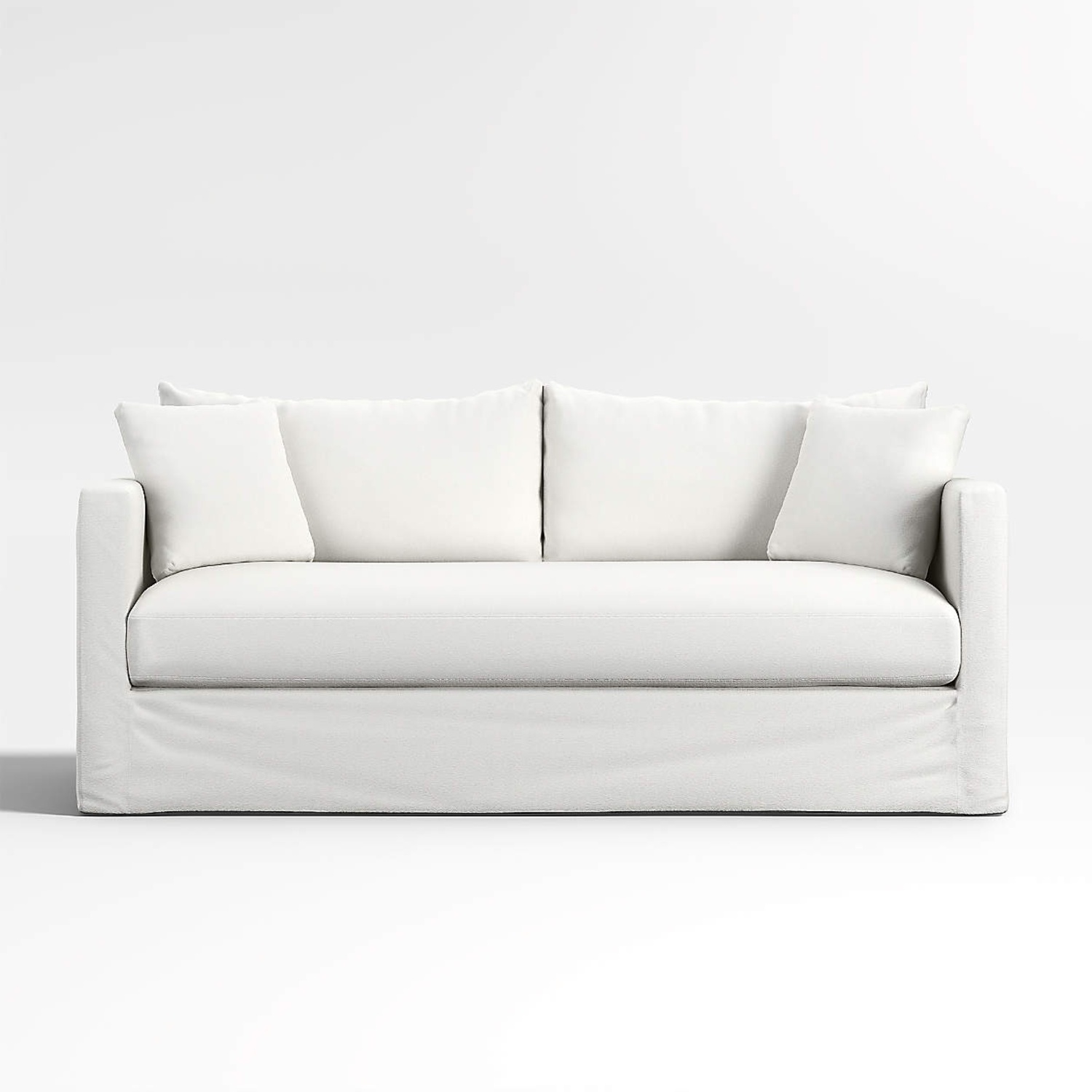 Crate and Barrel Willow II Slipcovered Sofa - image-5