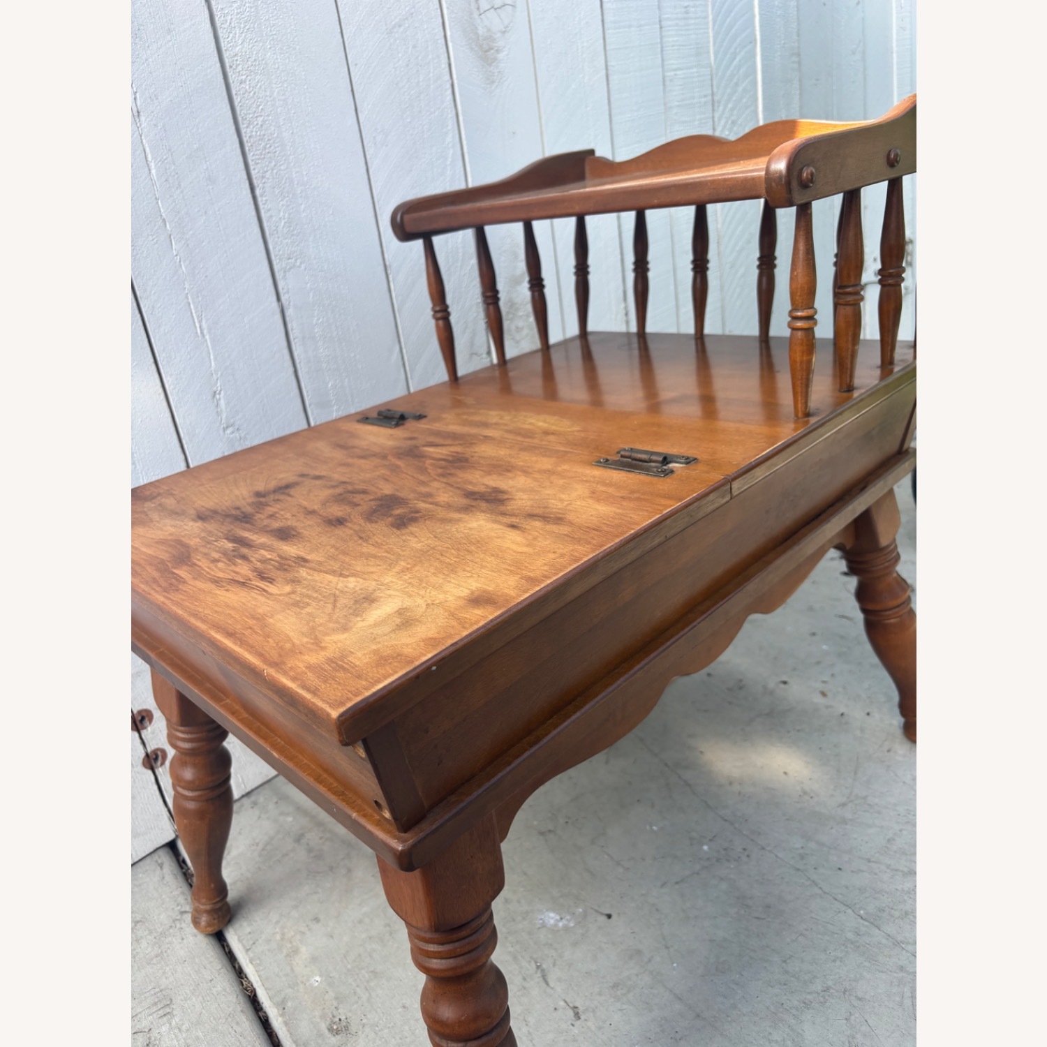 Ethan Allen Coffee and Side Table - image-2