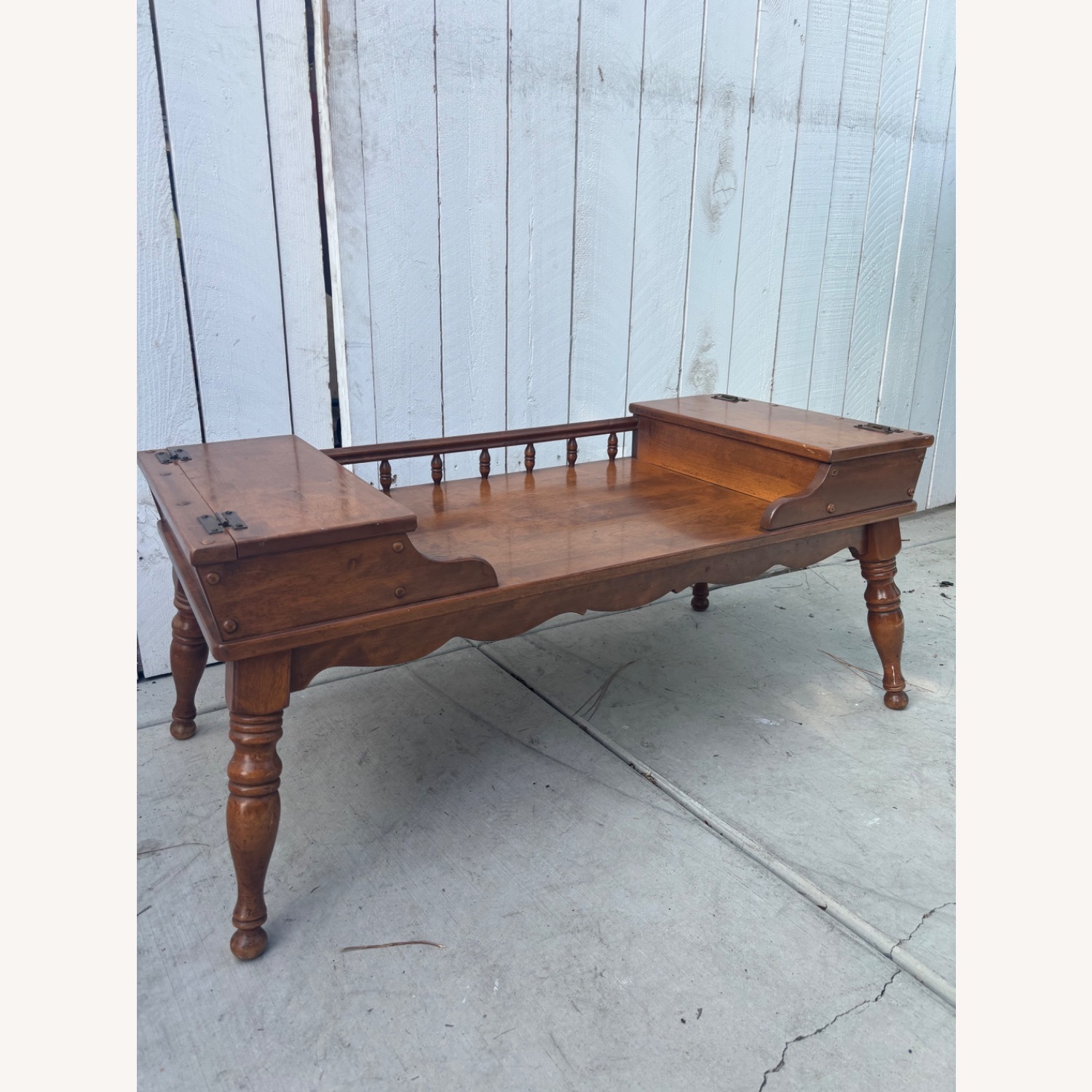 Ethan Allen Coffee and Side Table - image-12