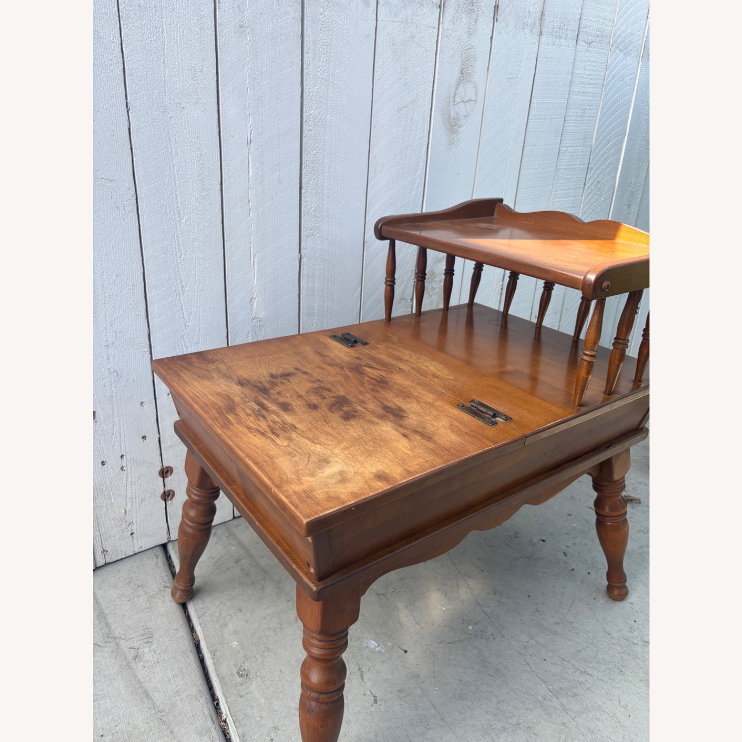 Ethan Allen Coffee and Side Table - image-6