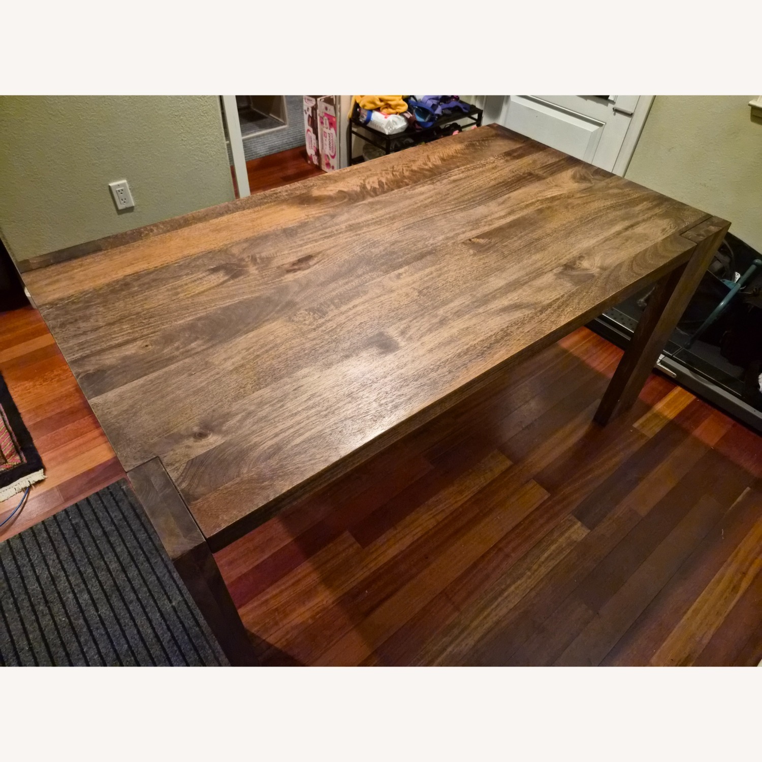 CB2 Blox Dining Table Mango Wood - image-2