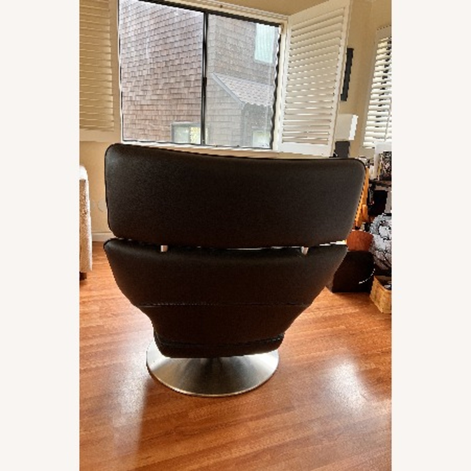 De Sede Ds255 Dark Brown Leather Chair and a Half - image-3