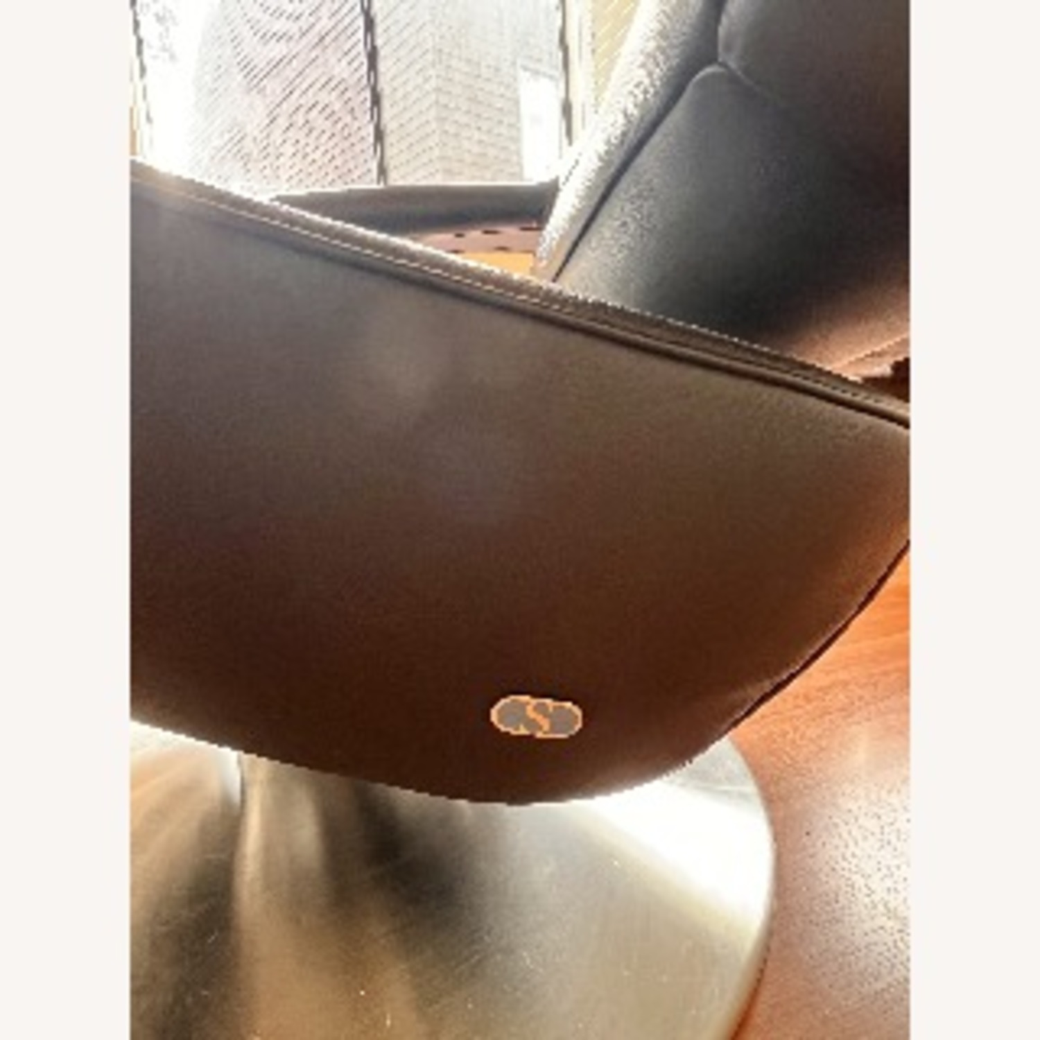 De Sede Ds255 Dark Brown Leather Chair and a Half - image-5