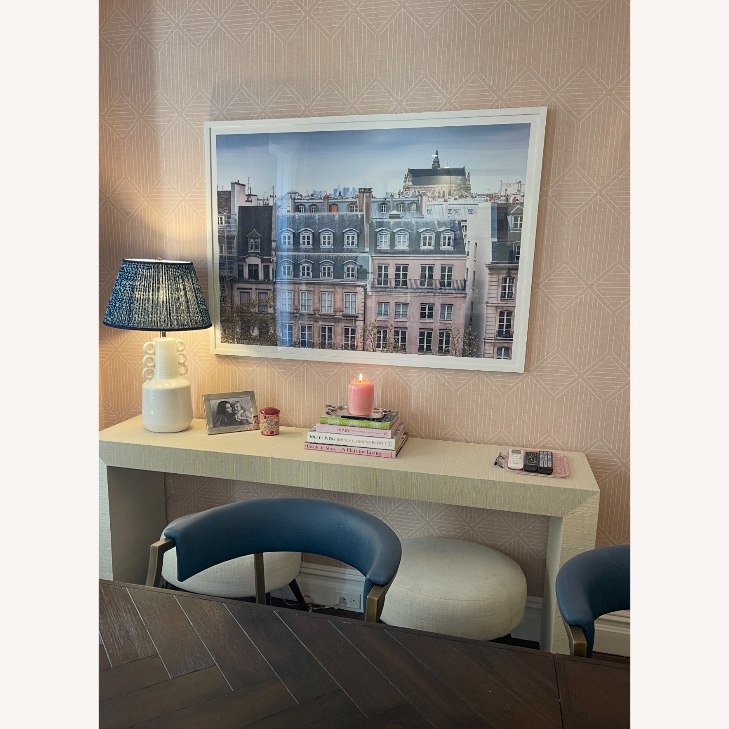 Custom Scout Design Studio Raffia Console - image-3