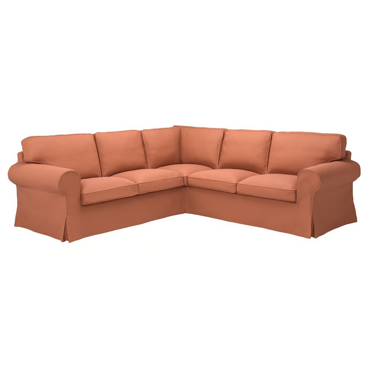 IKEA Light Brown Faux Leather 3+ Piece Sectional - image-6