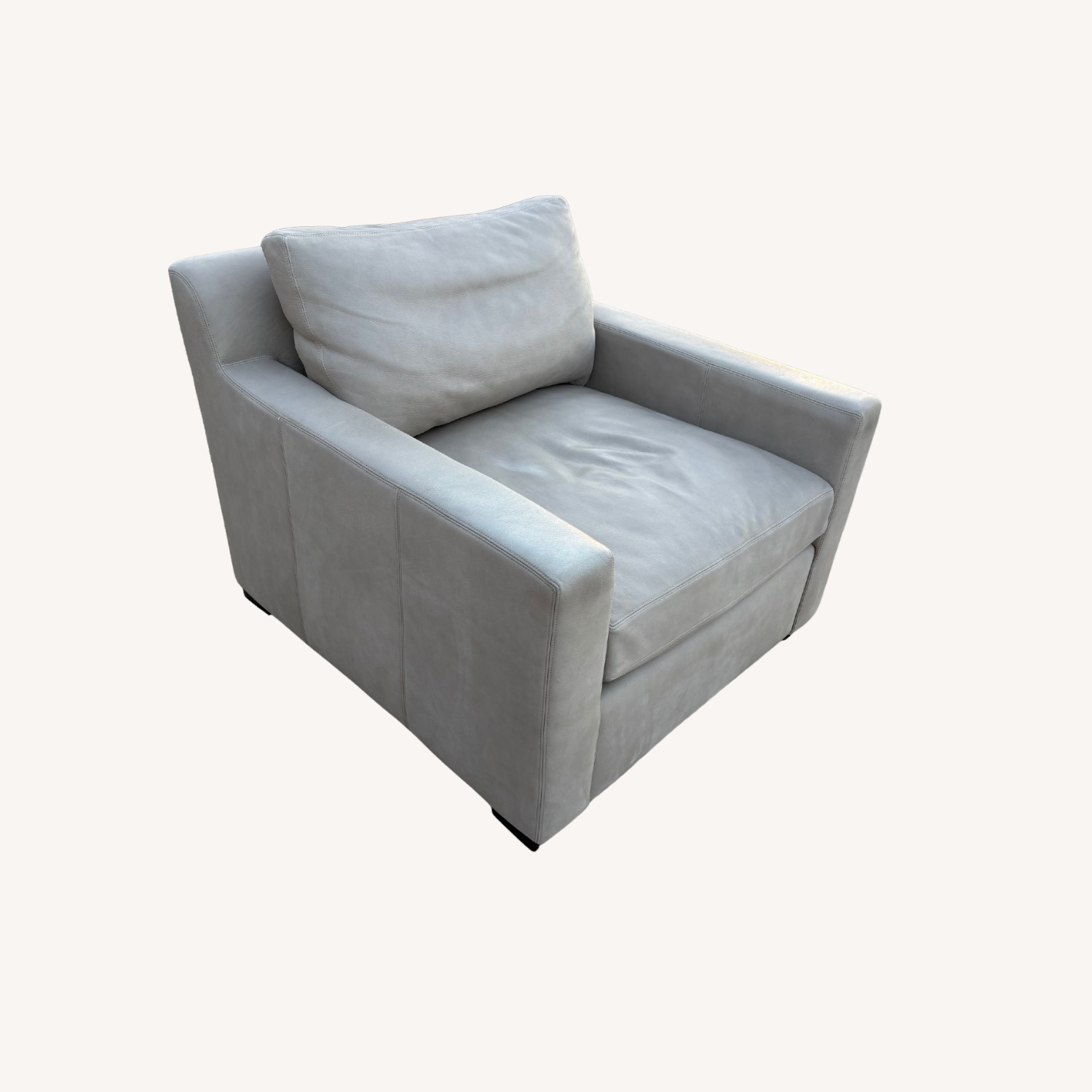 Restoration Hardware Belgian Leather Chair - image-10