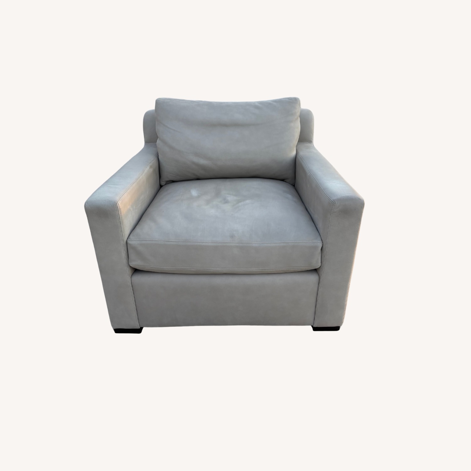 Restoration Hardware Belgian Leather Chair - image-15