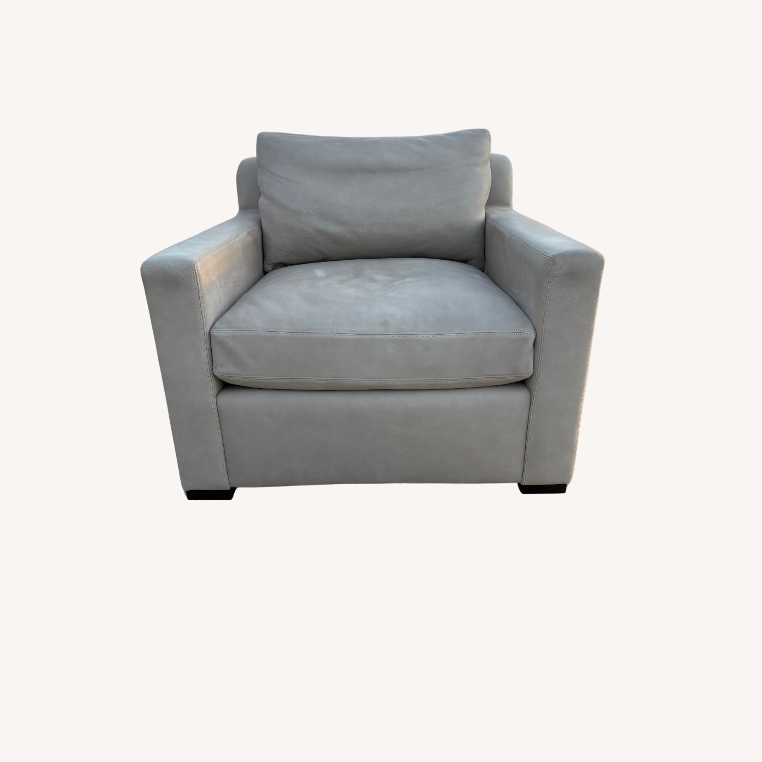 Restoration Hardware Belgian Leather Chair - image-16