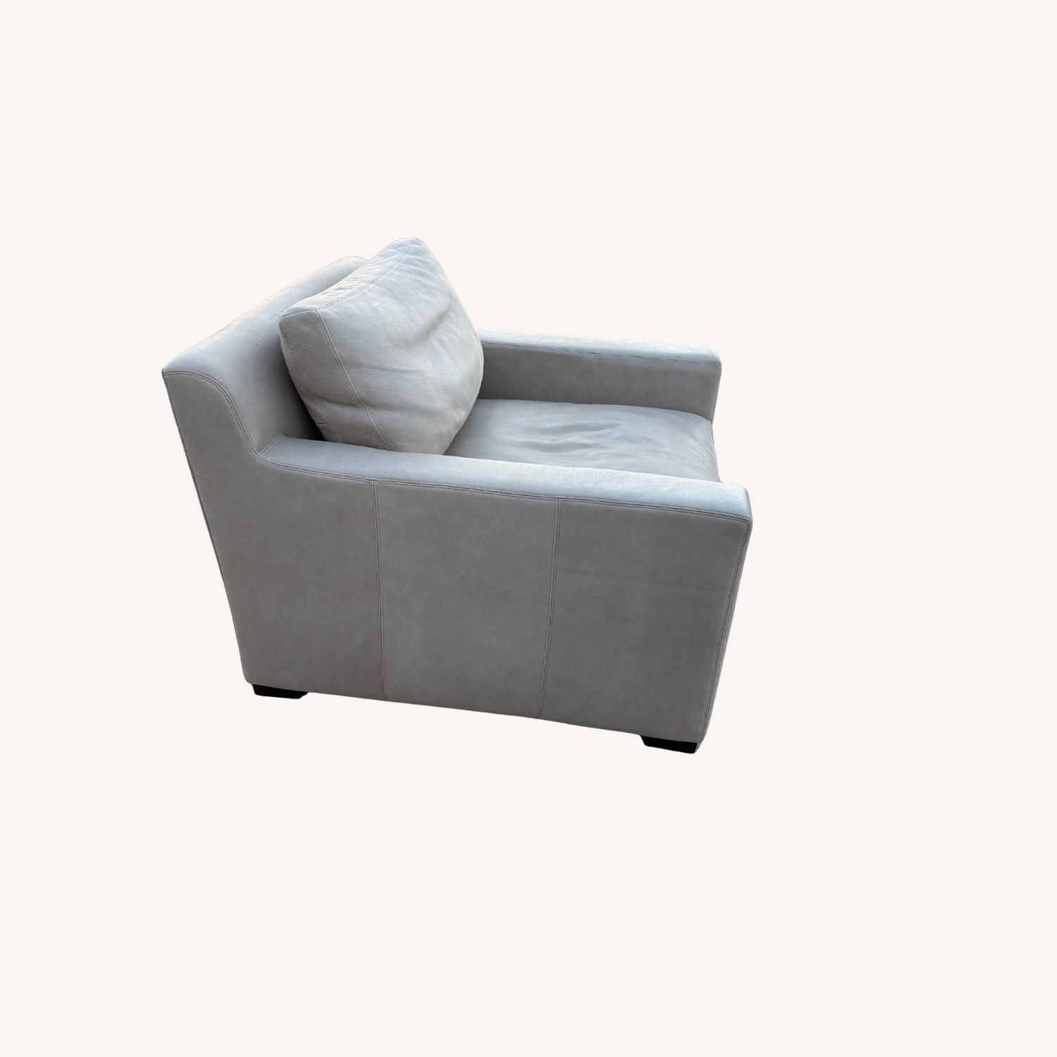 Restoration Hardware Belgian Leather Chair - image-9