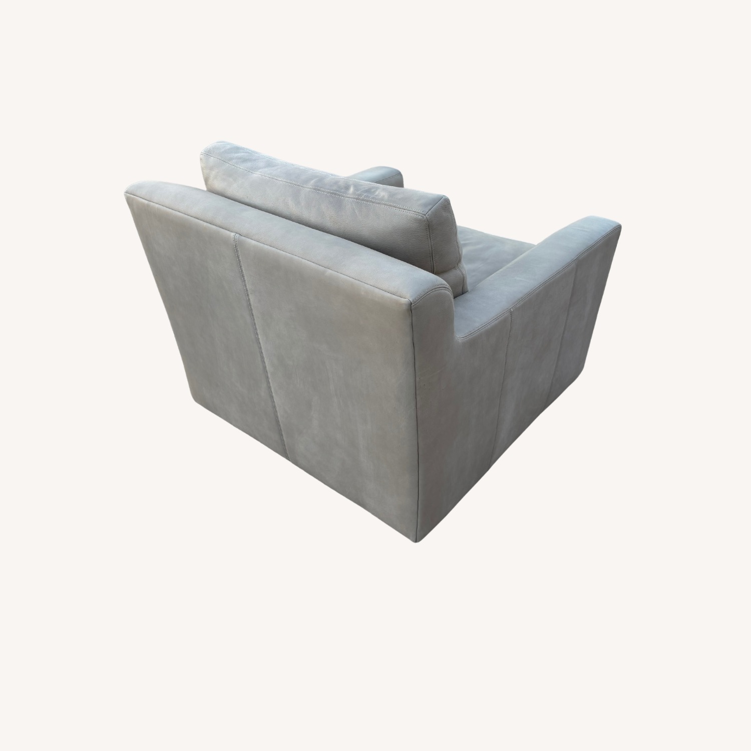 Restoration Hardware Belgian Leather Chair - image-8