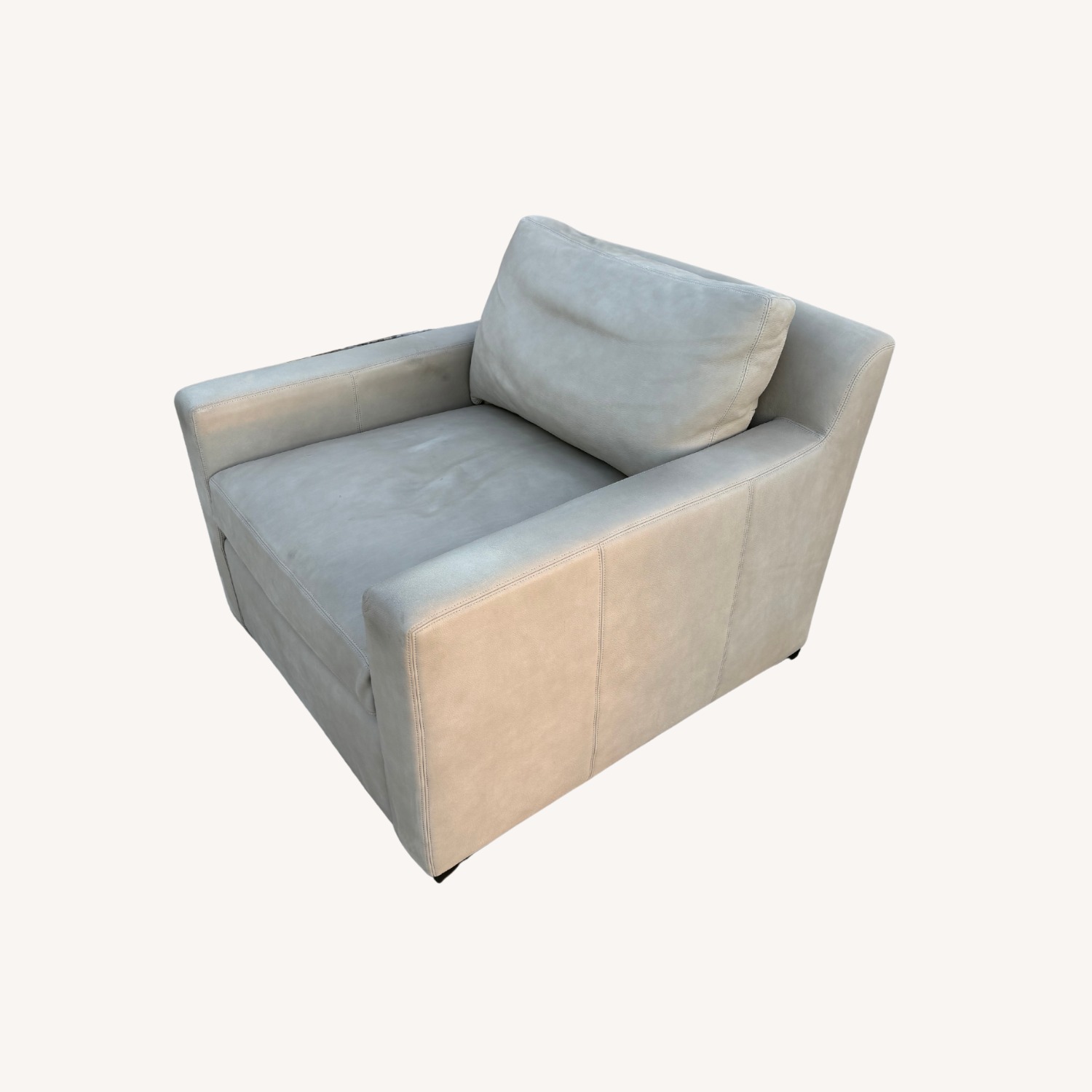 Restoration Hardware Belgian Leather Chair - image-13