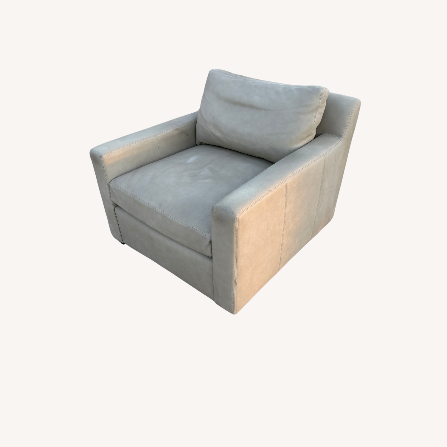 Restoration Hardware Belgian Leather Chair - image-14