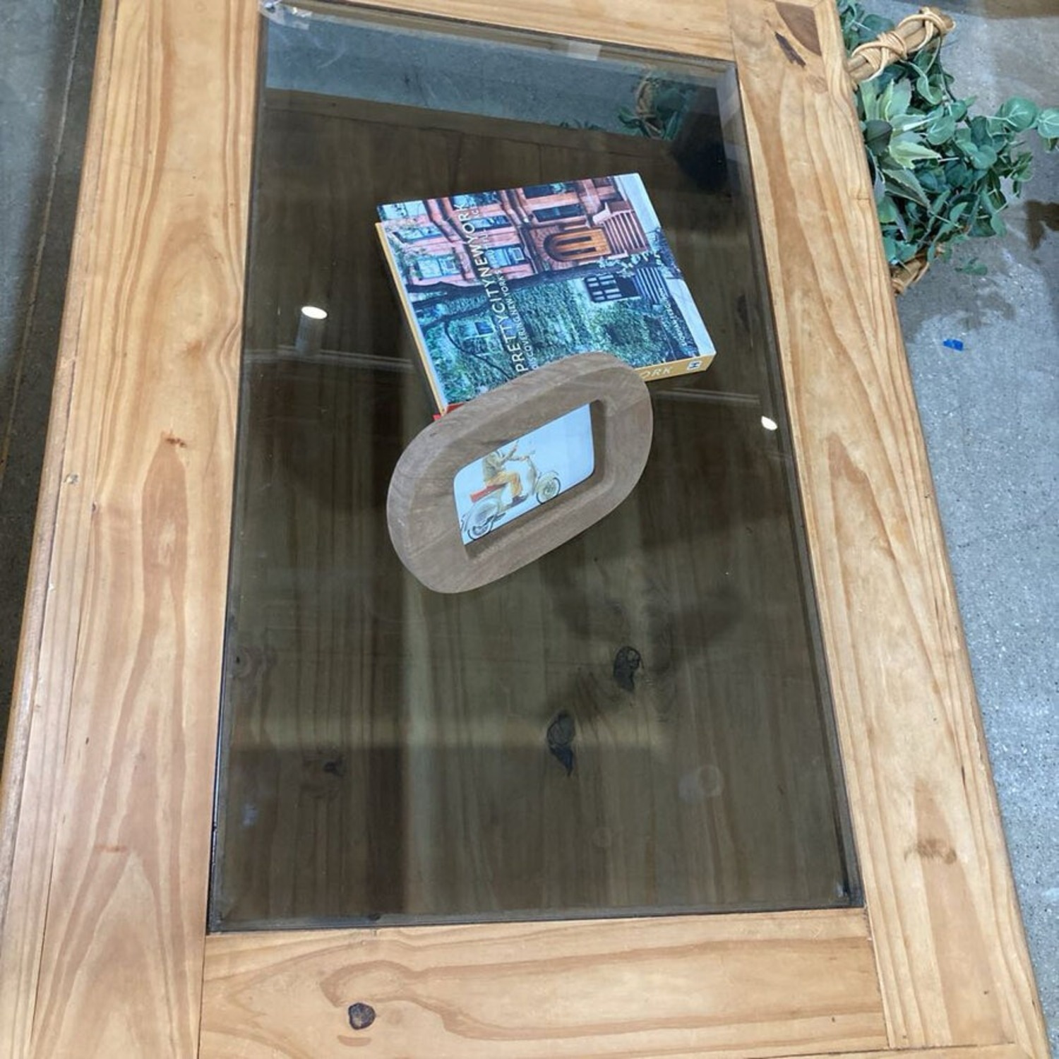 2-Drawer Glass Insert Top on Casters Coffee Table - image-12