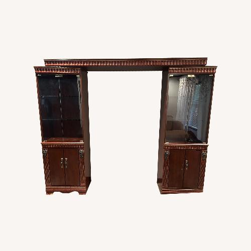 Used Ashley Furniture Dark Brown Media Storage for sale on AptDeco