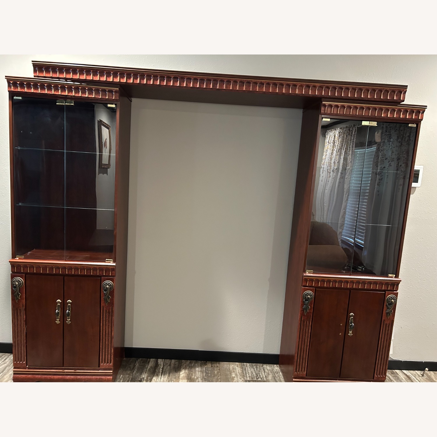 Ashley Furniture Dark Brown Media Storage - image-3