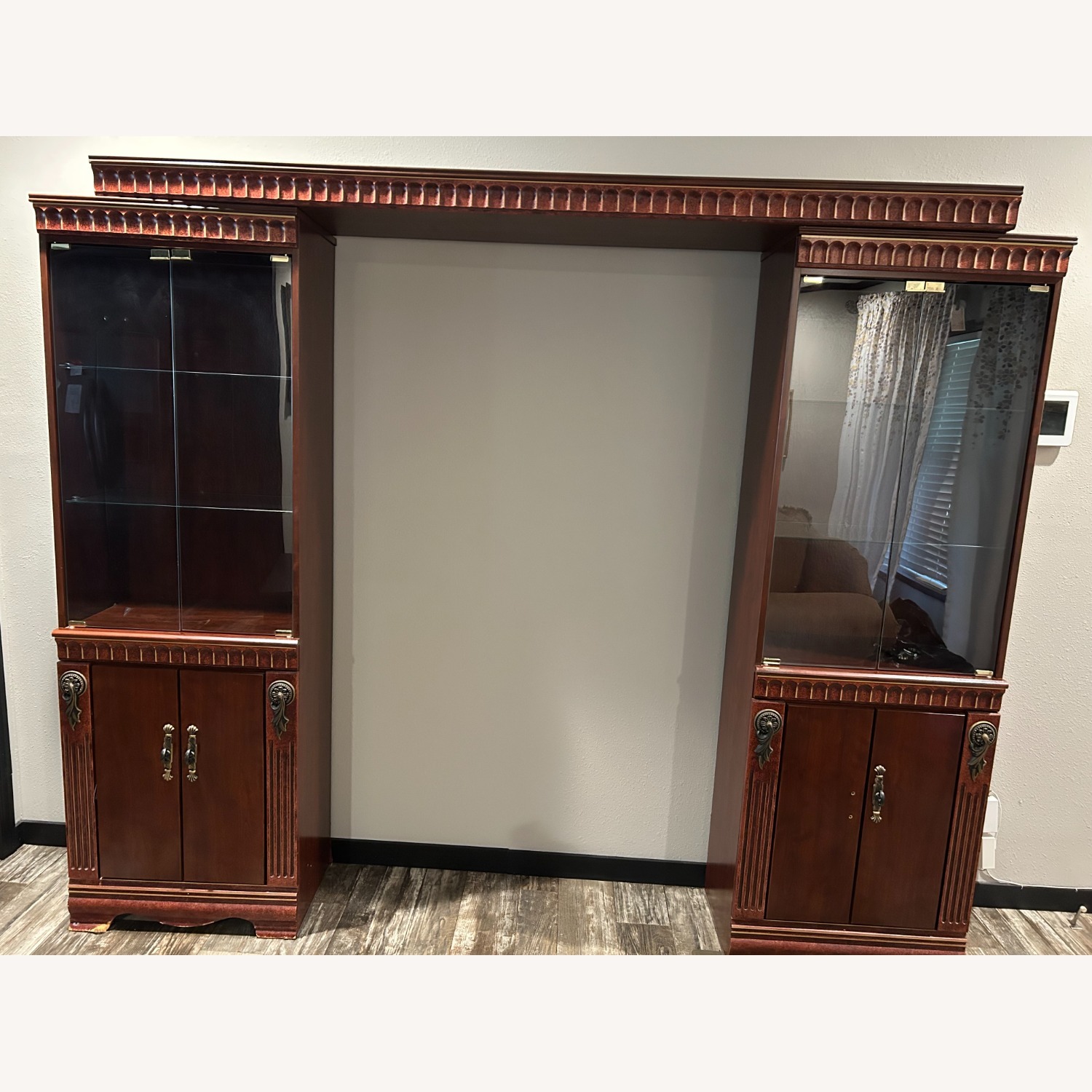 Ashley Furniture Dark Brown Media Storage - image-2