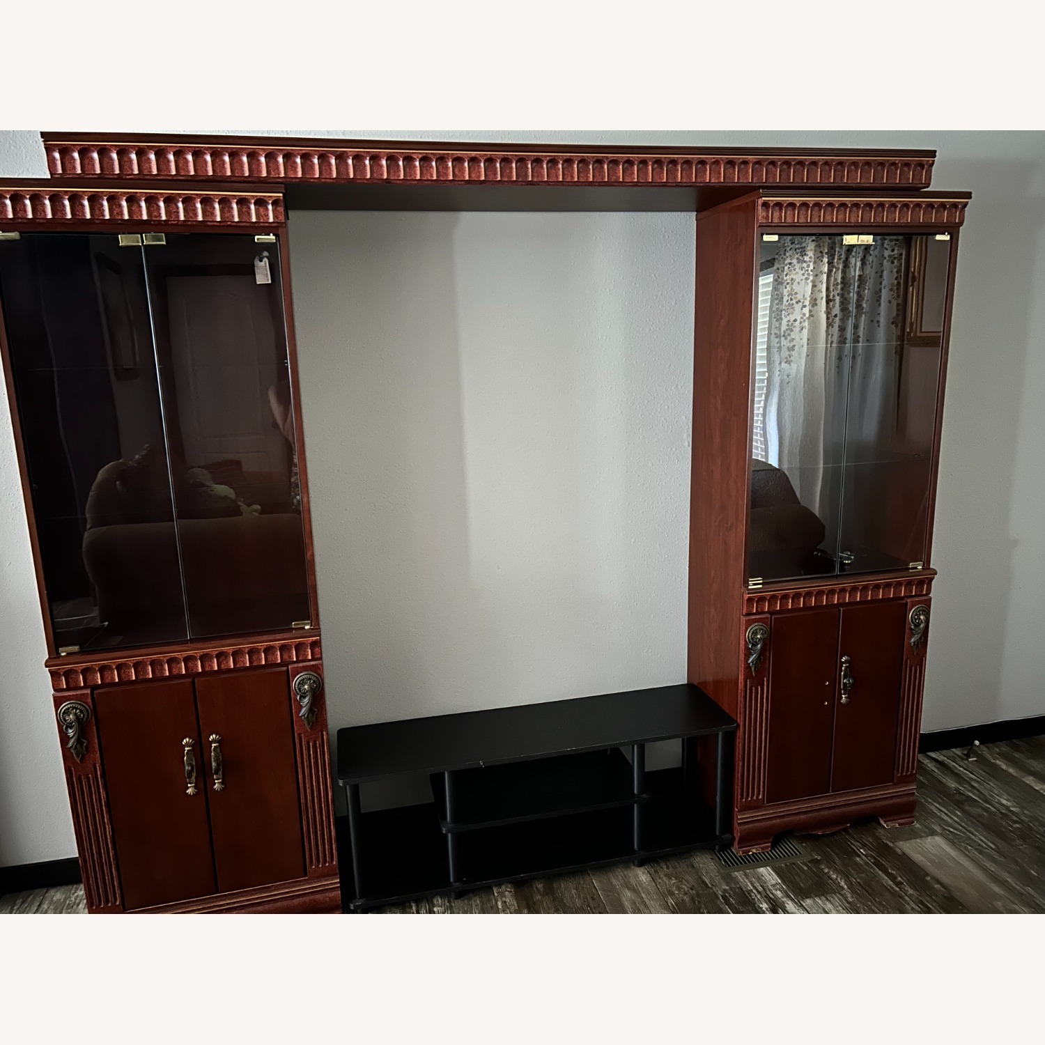Ashley Furniture Dark Brown Media Storage - image-1