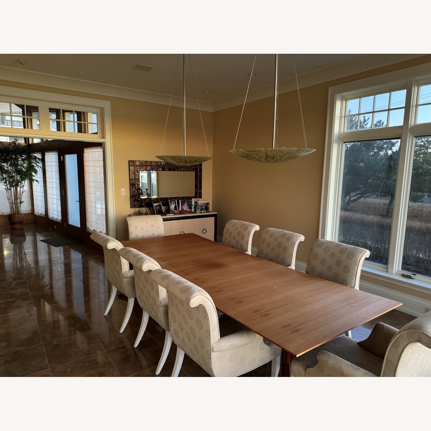 DWR Light Rectangular Dining Table - image-3