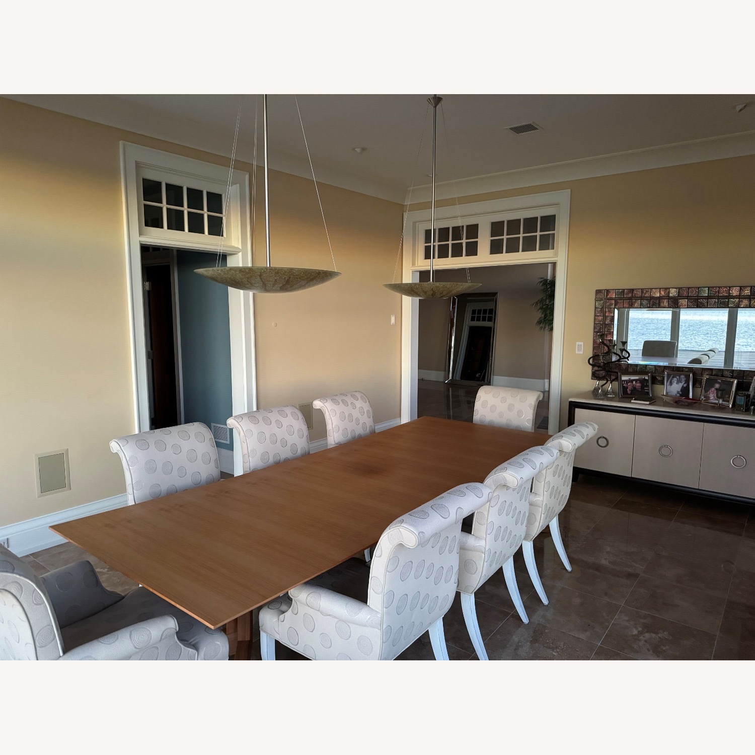 DWR Light Rectangular Dining Table - image-1