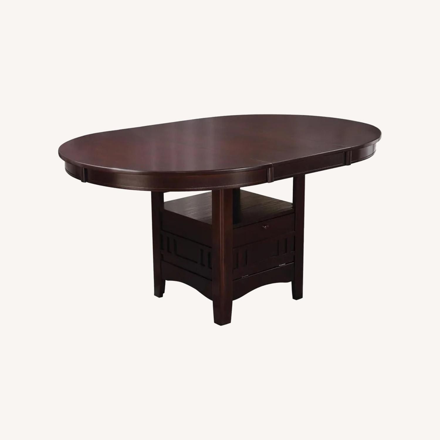 Ashley Furniture Dark Brown Dining Table - image-0
