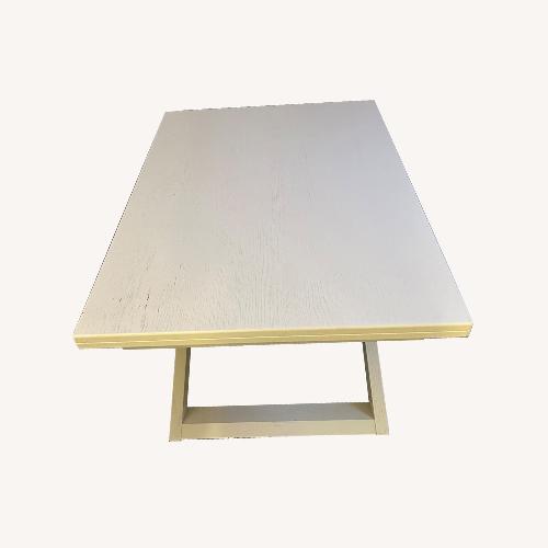 Used Calligaris White Wood Dining Table for sale on AptDeco