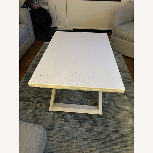 Used Calligaris White Wood Dining Table for sale on AptDeco