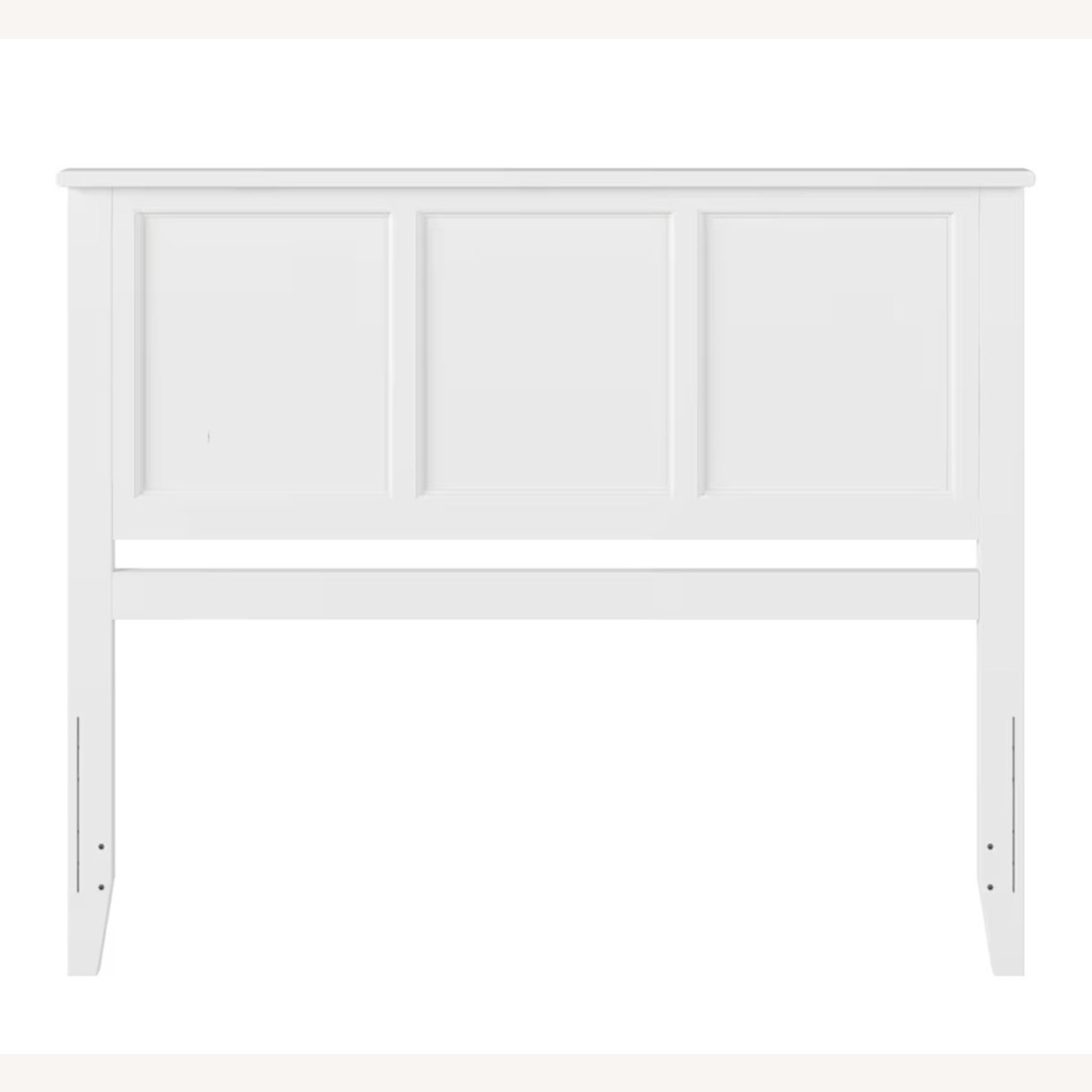 White Wood Headboard for Queen Bed - image-3