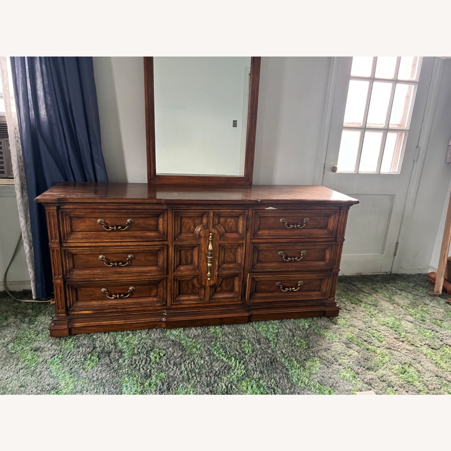 Drexel Light Brown Wood Dresser - image-3