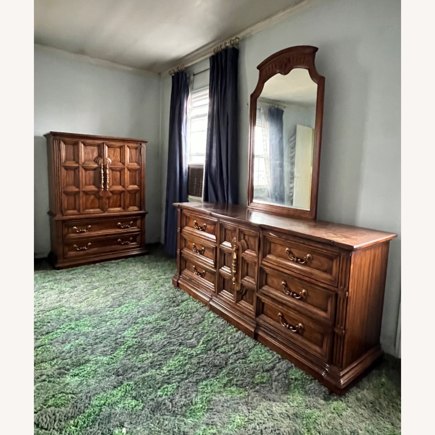 Drexel Light Brown Wood Dresser - image-4