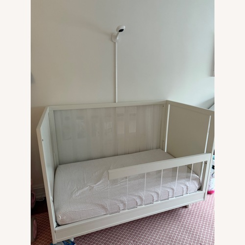Used Pottery Barn Kids Sloan Acrylic Toddler Bed for sale on AptDeco