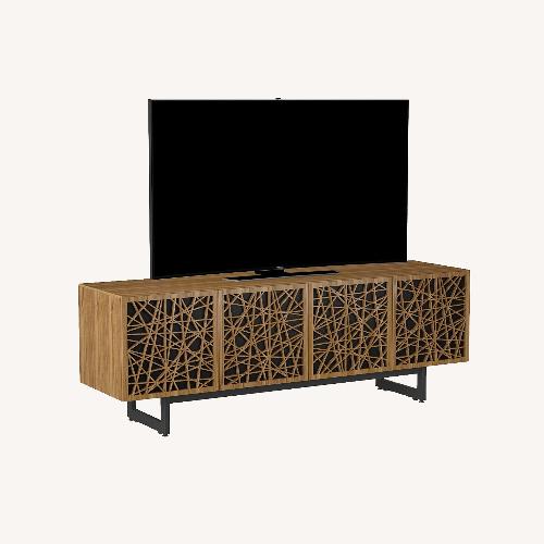 Used BDI Elements Walnut 79 Inch Media Stand for sale on AptDeco
