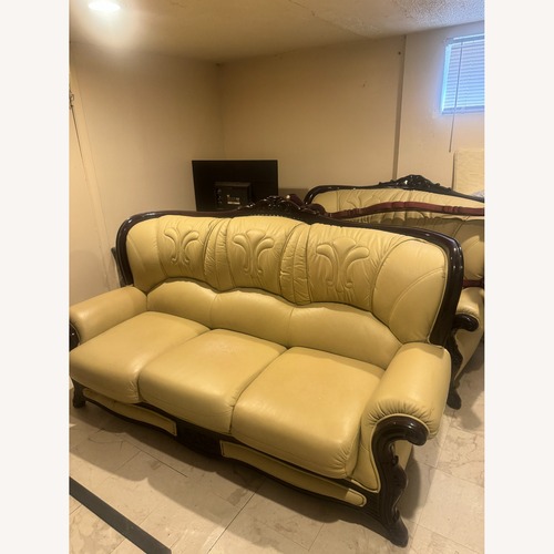 Used Vintage/Antique Finds Light Brown 3+ Seater Sofa for sale on AptDeco