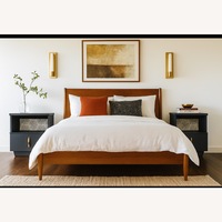 Pair of Mid Century Single Drawer Nightstands