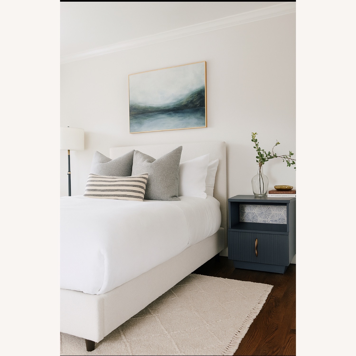 Pair of Mid Century Single Drawer Nightstands - image-3