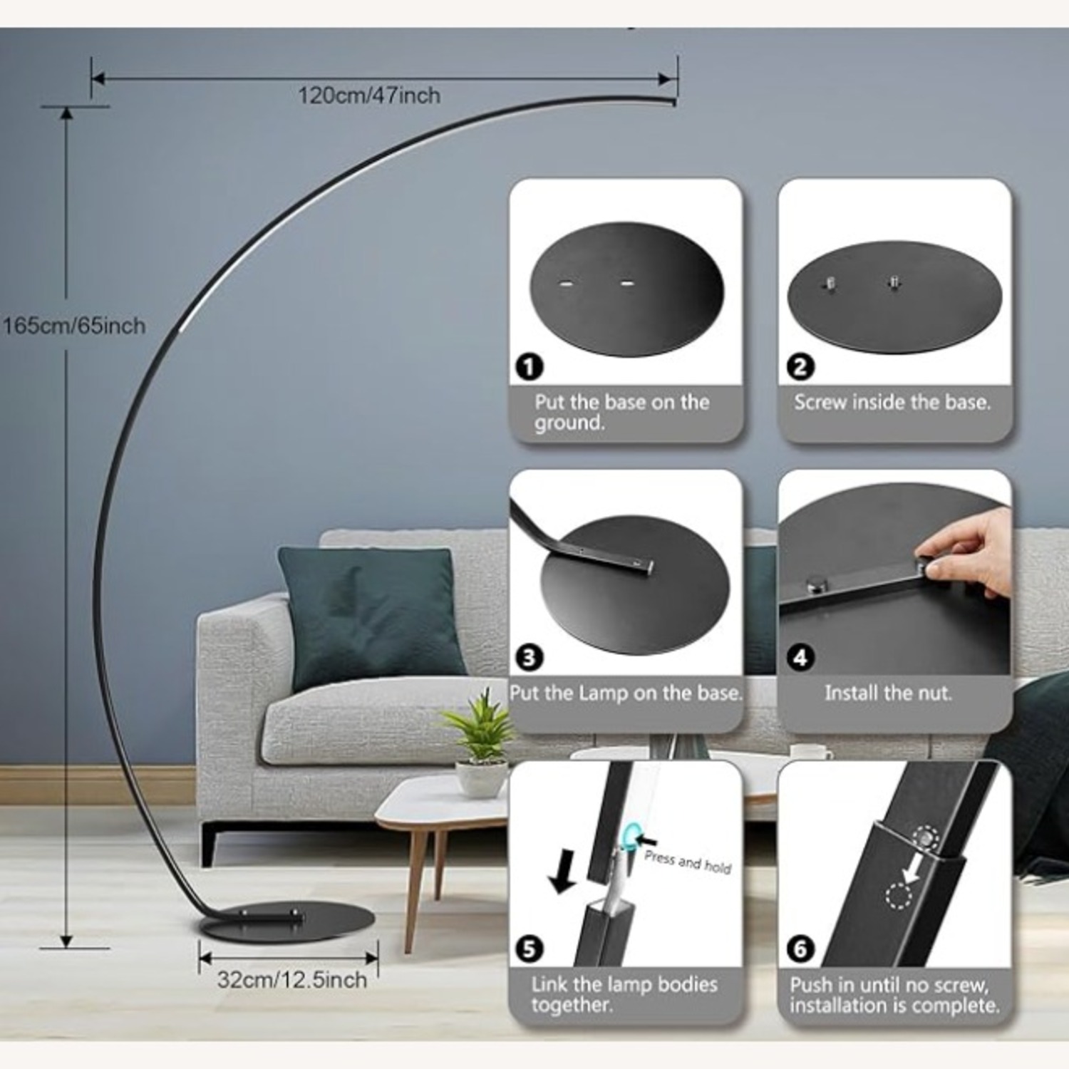 NUÜR Arc Floor Lamp - image-4