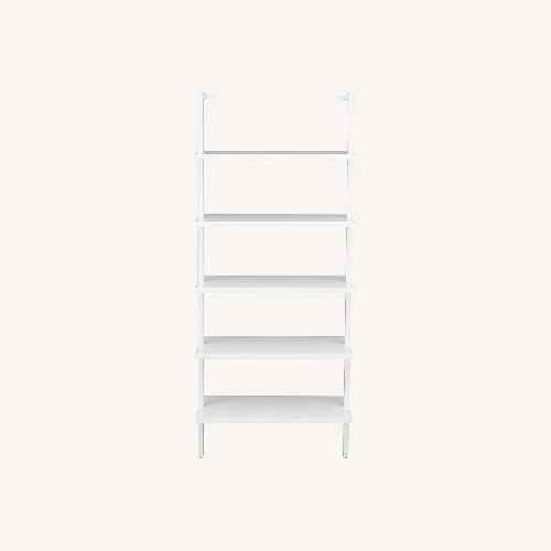Used CB2 Stairway 72.5" White Metal Wall Mount Bookcase for sale on AptDeco