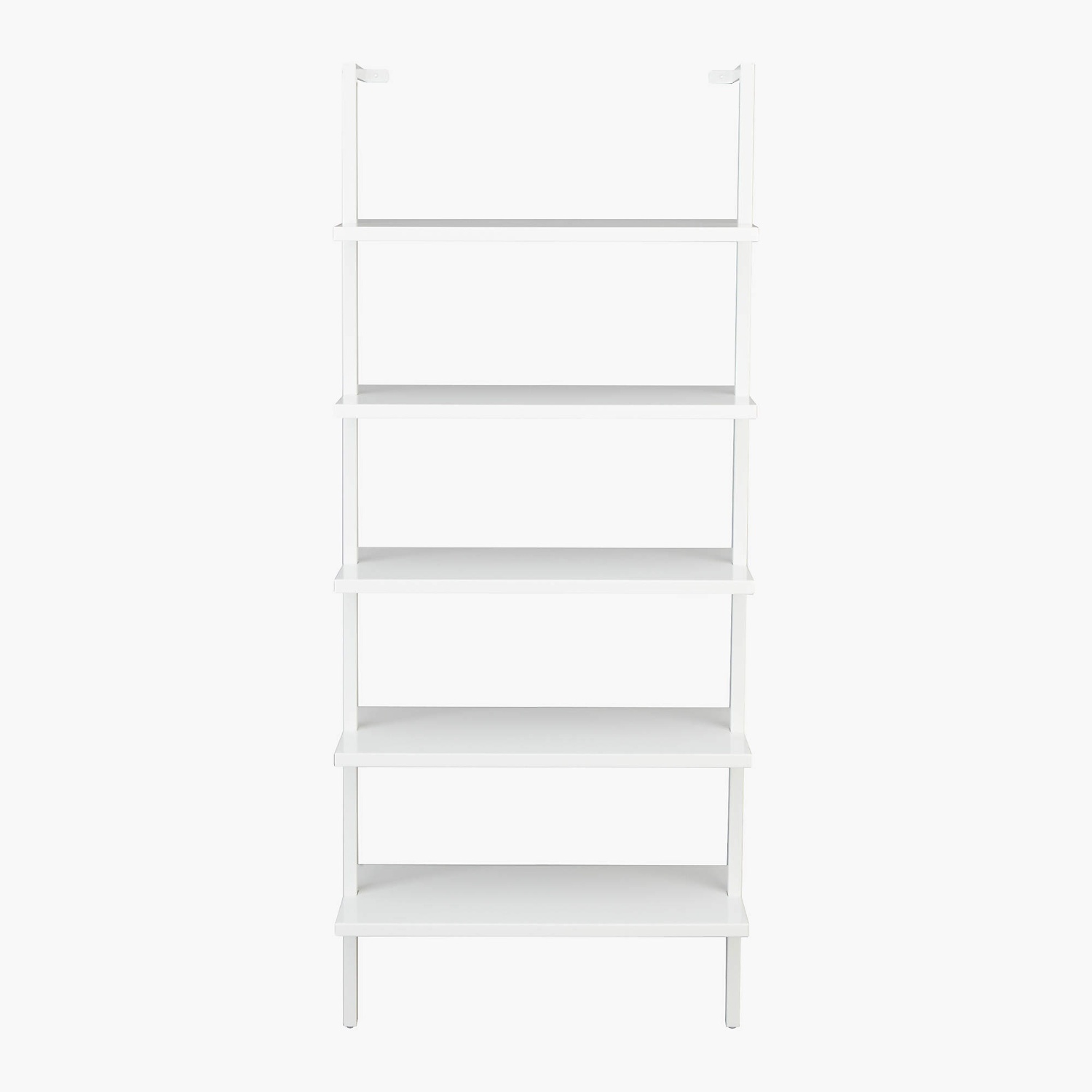 CB2 Stairway 72.5" White Metal Wall Mount Bookcase - image-8