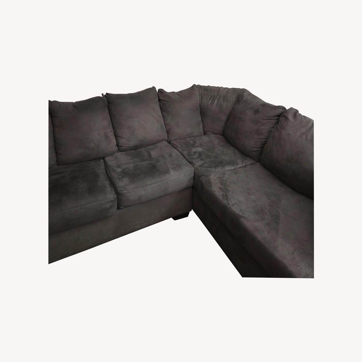 Ashley Furniture Dark Gray 2 Piece Sectional - image-0