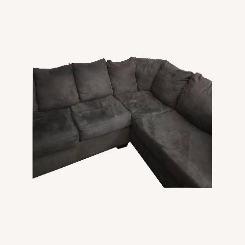 Used Ashley Furniture Dark Gray 2 Piece Sectional for sale on AptDeco