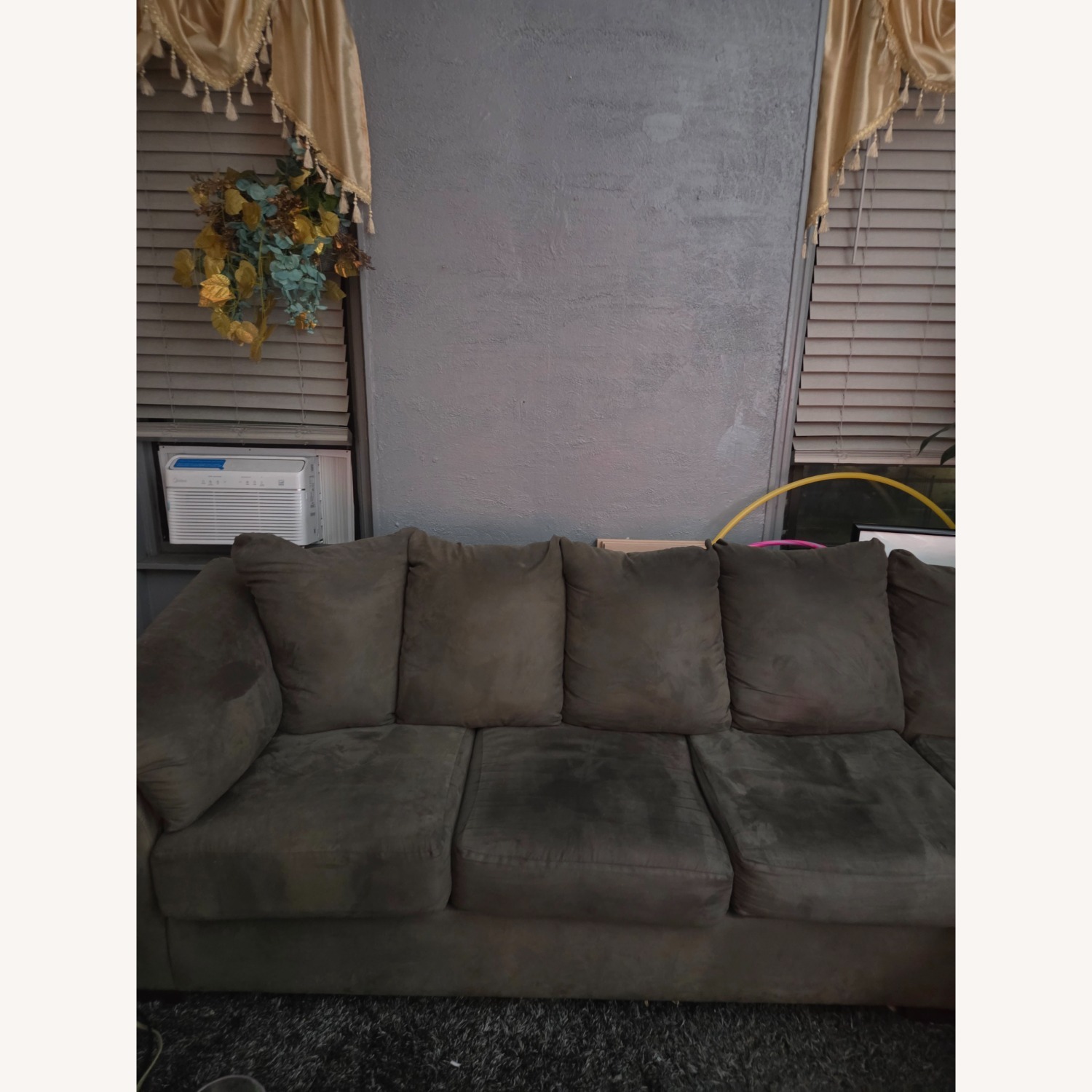 Ashley Furniture Dark Gray 2 Piece Sectional - image-1
