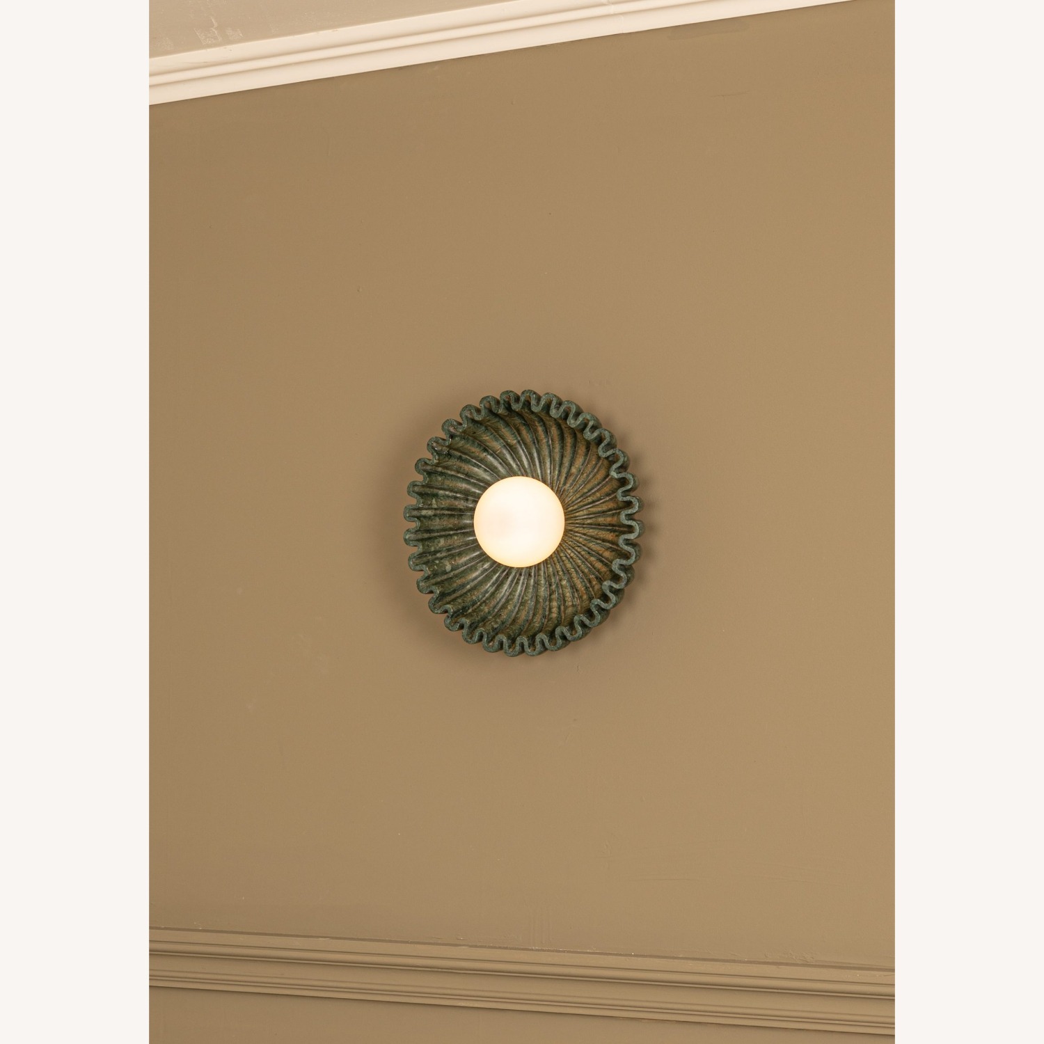 Green Marble Sconce - image-2