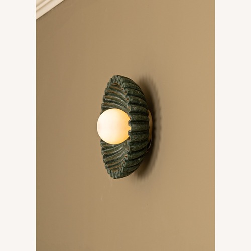 Used Green Marble Sconce for sale on AptDeco