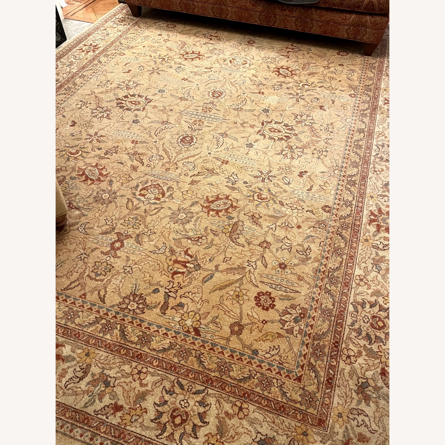 ABC Carpet Yellow Patterned Wool Area Rug 9' x 12' - image-2