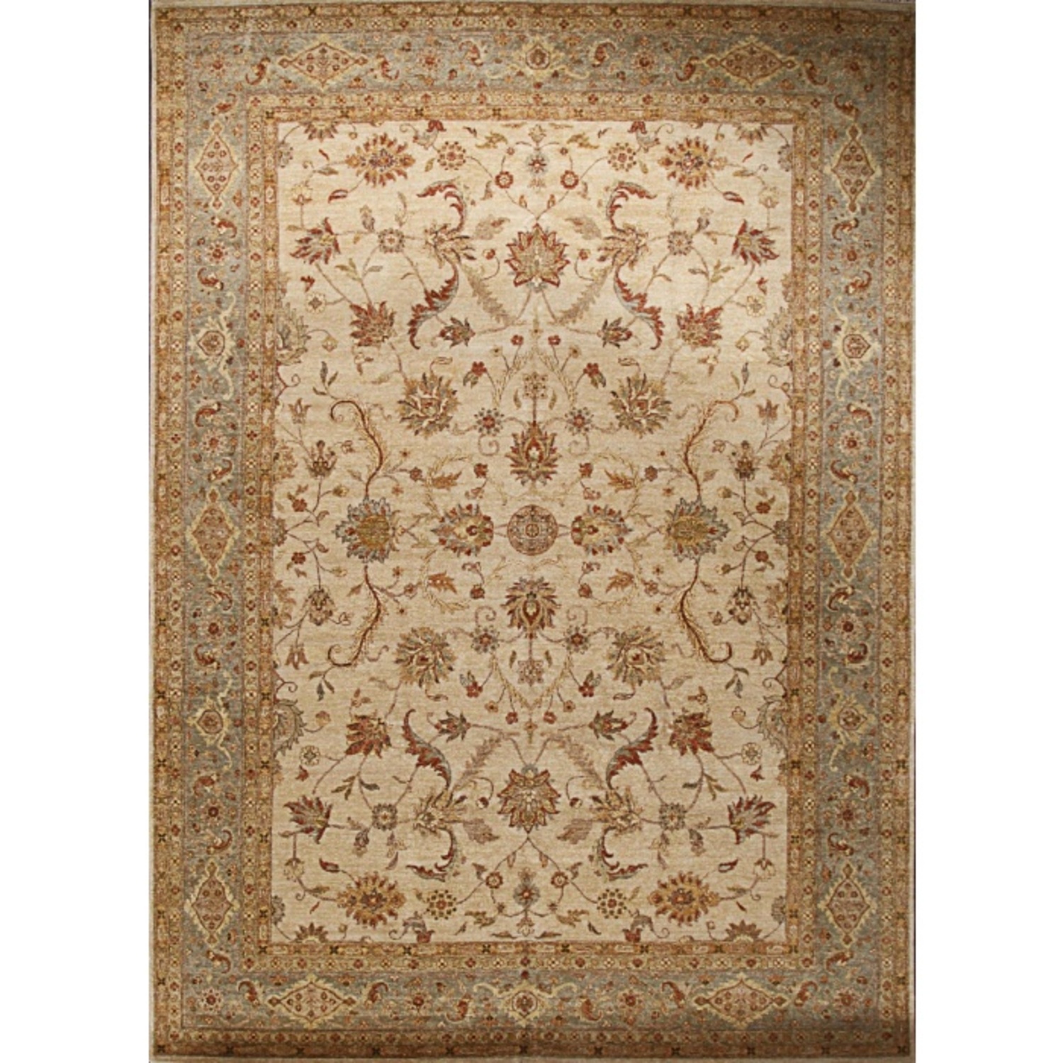 ABC Carpet Yellow Patterned Wool Area Rug 9' x 12' - image-0