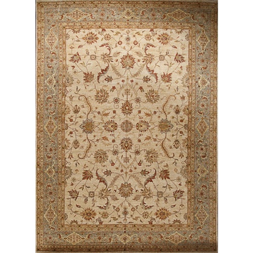 Used ABC Carpet Yellow Patterned Wool Area Rug 9' x 12' for sale on AptDeco