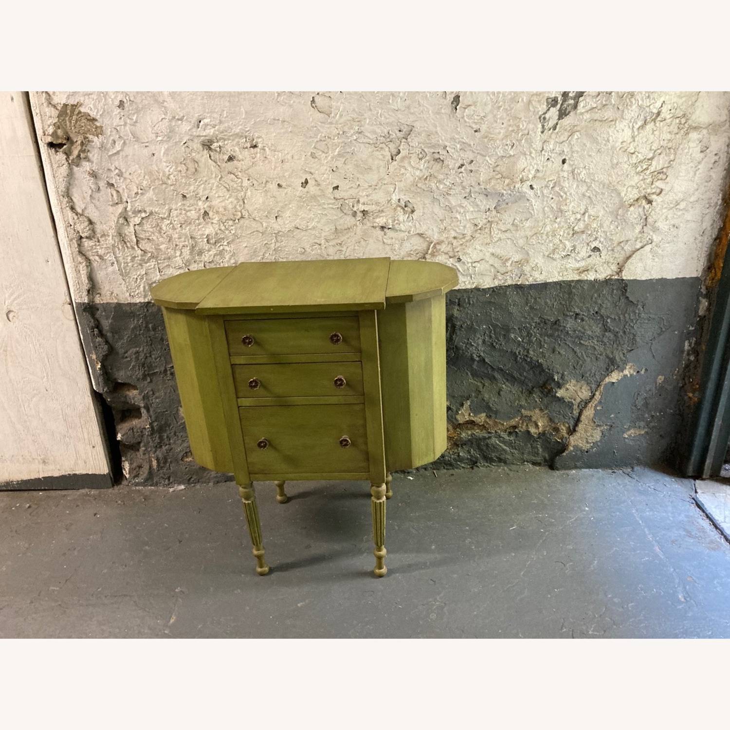 "Martha Washington" Style Sewing Table - image-1